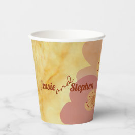 Hochzeitspapier-Cup - Asiatische Blume Pappbecher