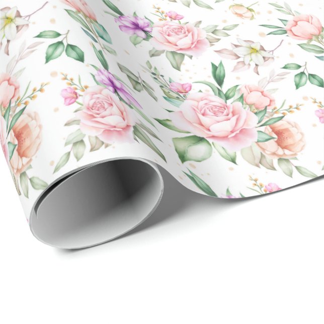 Hochzeitspapier Geschenkpapier (Rolleneckpunkt)