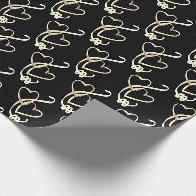 Hochzeitspapier Geschenkpapier (Ecke)