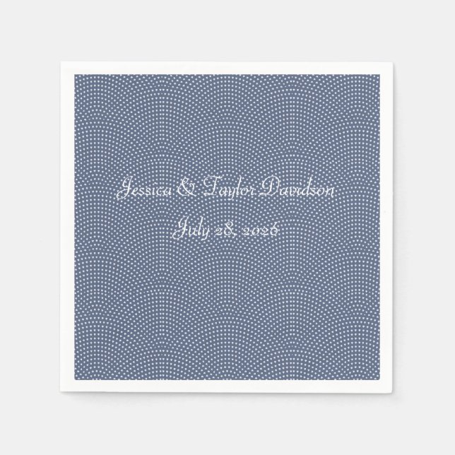 Hochzeitspapier Napkin Serviette (Vorderseite)