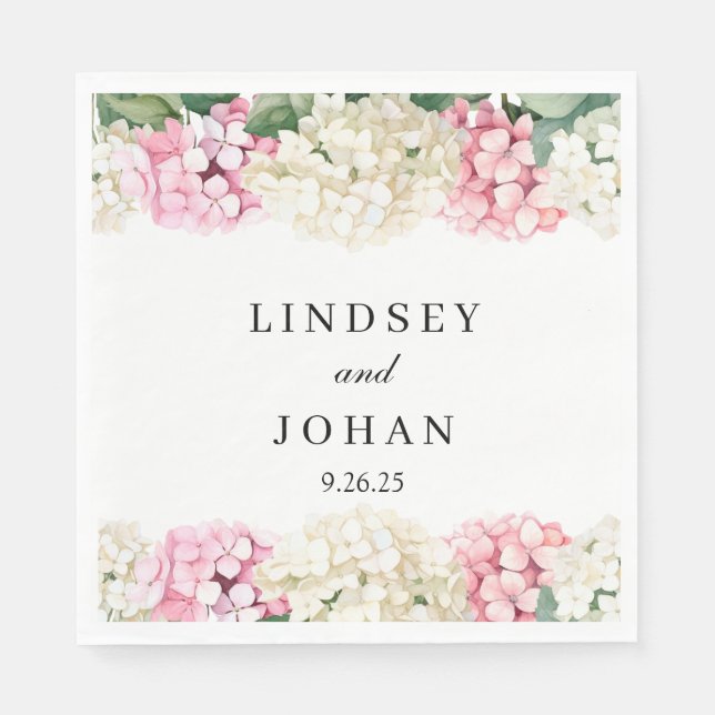 Hochzeitspapier Napkins Serviette (Vorderseite)