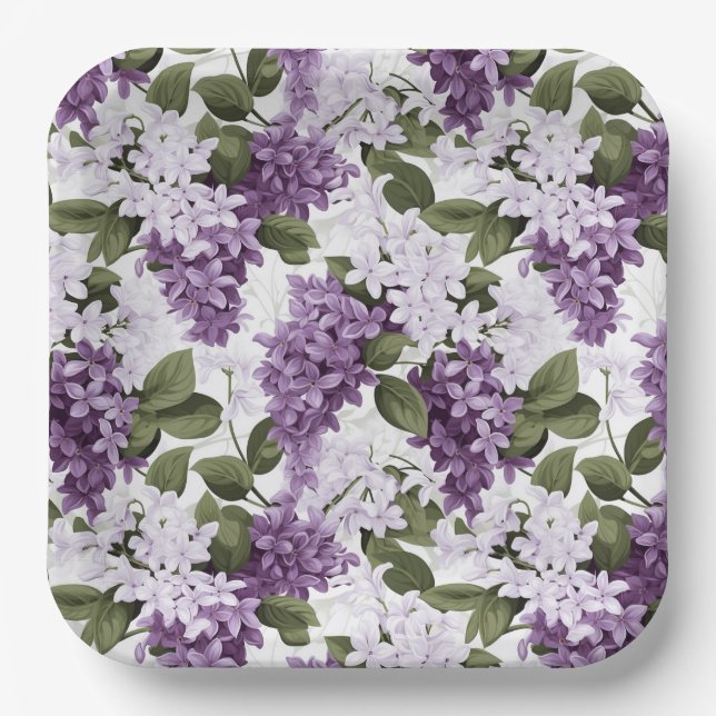 Hochzeitspapier-Teller Pappteller (Vorderseite)