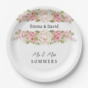 Hochzeitspapier-Teller Pappteller