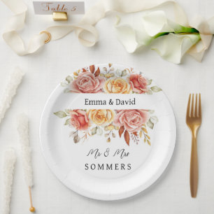 Hochzeitspapier-Teller Pappteller