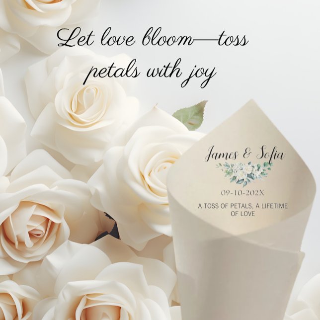 Hochzeitspapierkone für Blume-Petals-Toss (petal toss cone wedding cones for petal wedding paper cones petal toss cones ceremony petal cone)