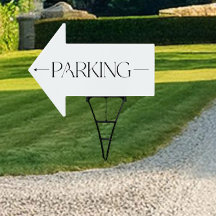 Hochzeitsparkplatz Nostalgischer Schreibtischseil