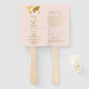 Hochzeitspass Rosa Gold Programm Fächer
