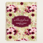 Hochzeitspläne für Burgund Grün & Blush Pink Flora Planer<br><div class="desc">Burgund Grün & Rosa Aquarell Blütenfarben Blütenduschen Hochzeitsommer oder Frühlingsblumen mit Aquarellgrüne,  Moderne und Script-Schriftart,  und elegantes Blumendesign. Trendige und schicke Hochzeit oder jede Veranstaltung Hochzeitsplaner! ~ Karo mein Shop zu sehen,  die gesamte Hochzeitssuite für dieses Design!</div>