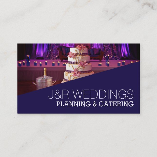 Hochzeitsplaner, Catering, Verpflegung, Visitenkarte (Vorderseite)