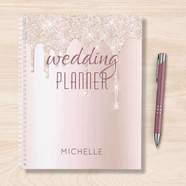 Hochzeitsplaner Chic Girly Glitzer Name Planner Planer (Von Creator hochgeladen)