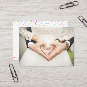 Hochzeitsplaner / Fotograf Visitenkarte