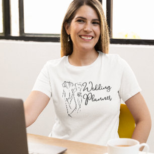 Hochzeitsplaner für die Vermietung T-Shirt