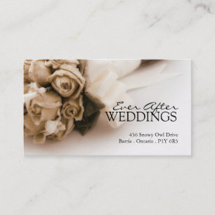 Hochzeitsplaner Geschäftskarte Visitenkarte