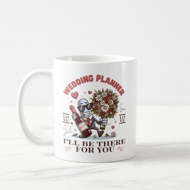 Hochzeitsplaner Kaffeetasse (Links)