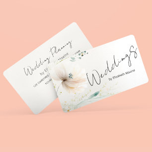 Hochzeitsplaner Modern Boho Visitenkarte