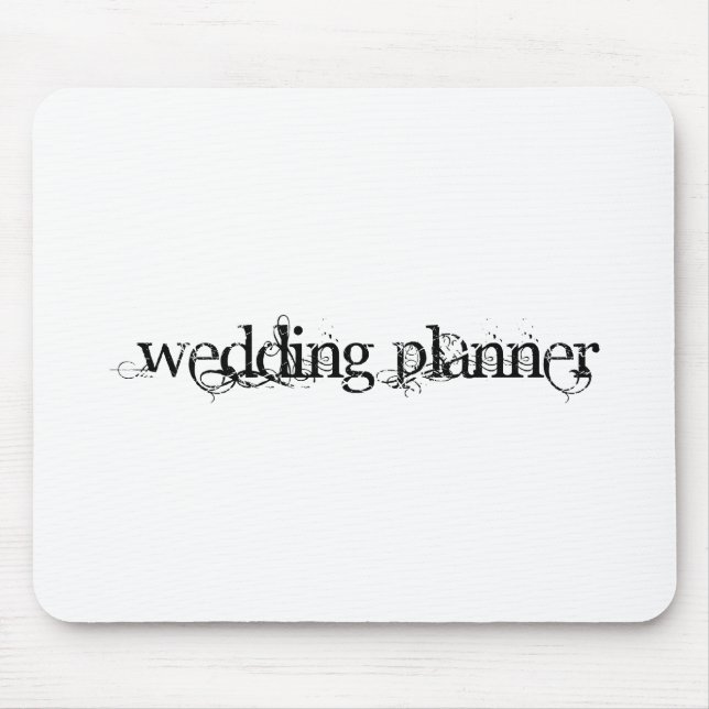 Hochzeitsplaner Mousepad (Vorne)
