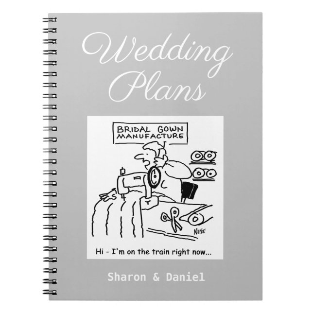 Hochzeitsplaner Notizbuch Notizblock (Vorderseite)