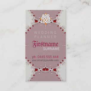 Hochzeitsplaner Royal Business Card Visitenkarte