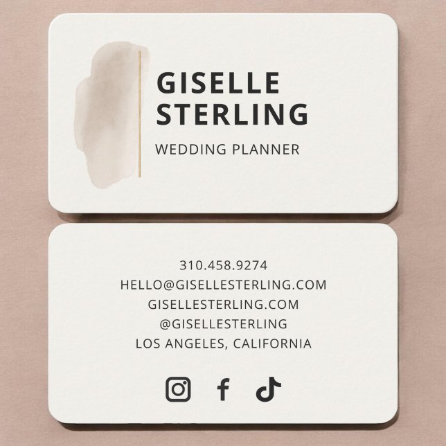 Hochzeitsplaner  visitenkarte (Von Creator hochgeladen)