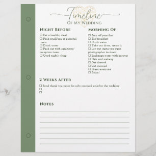 Hochzeitsplanernacht vor - 2 Wochen nach Seite