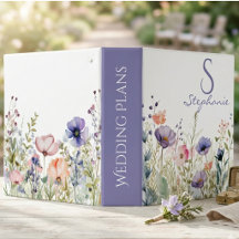 Hochzeitsplanung Lila Wildblumenwiese
