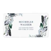 Hochzeitsplattform für Navy Floral Boho