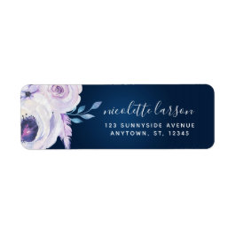 Hochzeitsplattform für Navy und Lilac-Rose