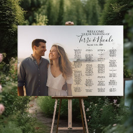 Hochzeitsplattform mit Foto Poster