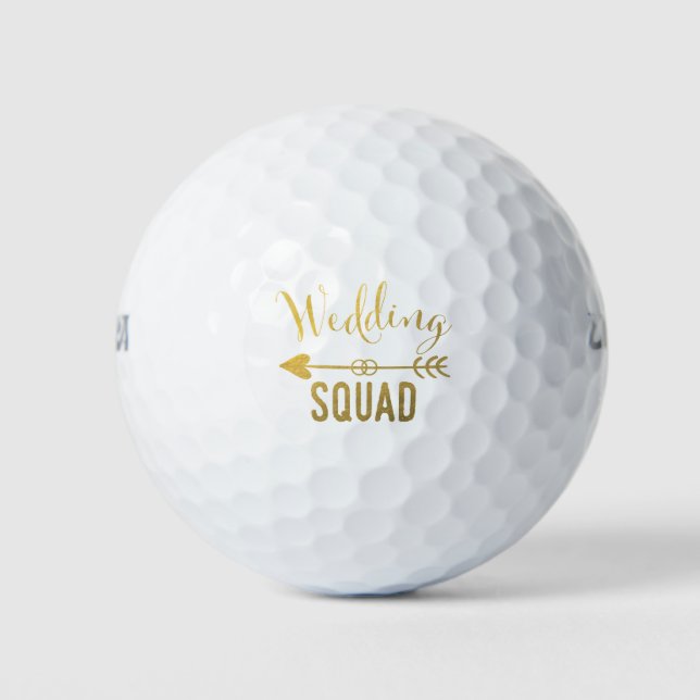 Hochzeitsplatz Golf Ball (Vorderseite)
