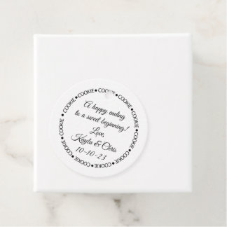 Hochzeitsplätzchen-Anhänger, Süße End-Anhänger Geschenkanhänger