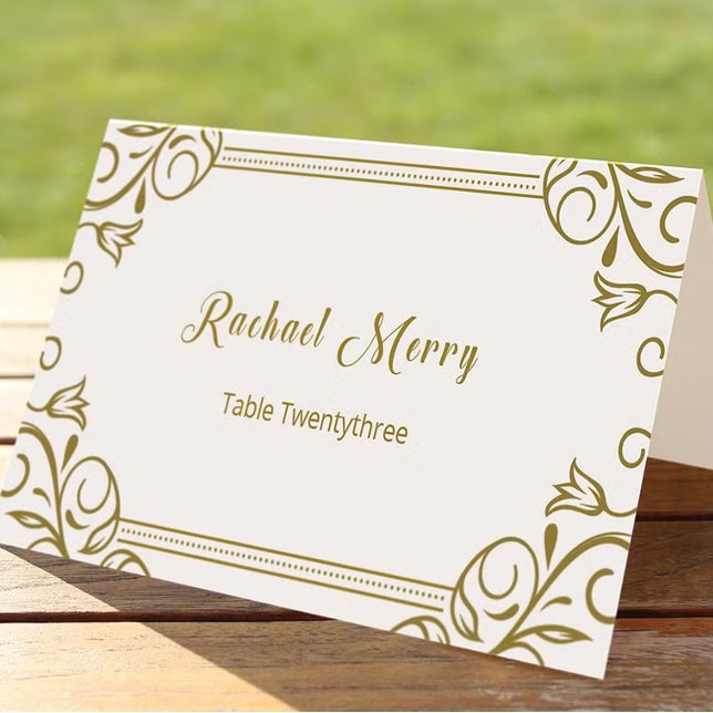 Hochzeitsplatzkarten-Vorlage (Von Creator hochgeladen)
