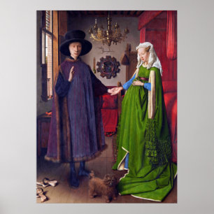 Hochzeitsportrait von Jan Van Eyck - Poster Art