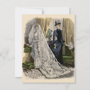 Hochzeitsporträt im Vintage-Stil, viktorianische B
