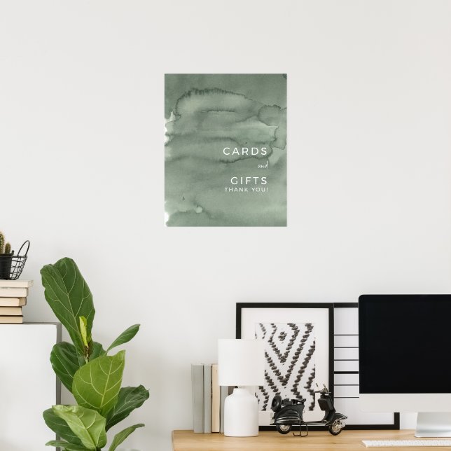 Hochzeitsposter Karten und Geschenke. Poster (Heimbüro)