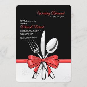 Hochzeitsprobe-Dinnerparty-Einladungen Einladung