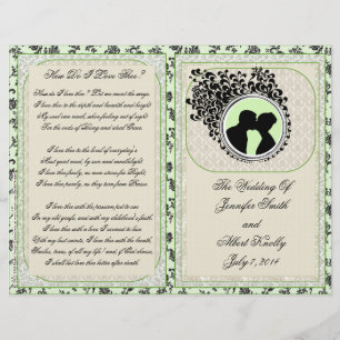 Hochzeitsprogramm (Bifold Design)