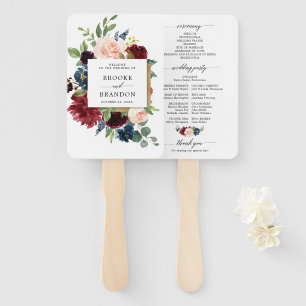 Hochzeitsprogramm der Roten Marine Fächer