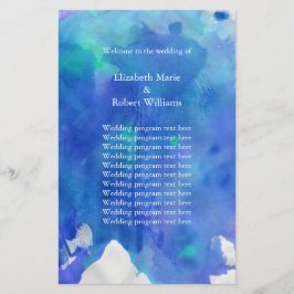 Hochzeitsprogramm für Blauwasser