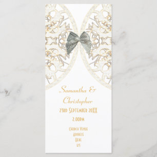Hochzeitsprogramm für die Hochzeitskirche Programm
