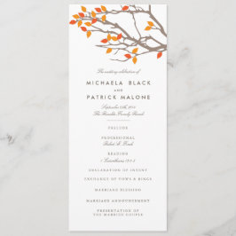 Hochzeitsprogramm für glanzvolle Branchen Programm