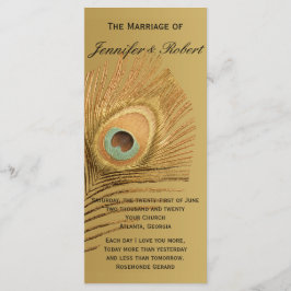 Hochzeitsprogramm für Golden Peacock Programm