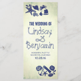 Hochzeitsprogramm für Hochzeiten an der Vintagen K Programm