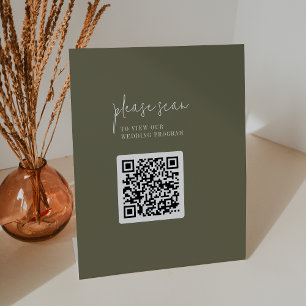 Hochzeitsprogramm für hochzeitsfeierlichkeiten mit sockelschild