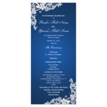 Hochzeitsprogramm für Saphir und Flora