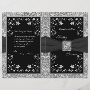 Hochzeitsprogramm für Schwarze und Zackenbarsche