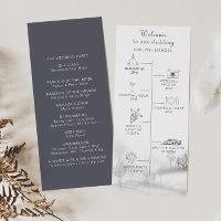 Hochzeitsprogramm für Winterbergwald