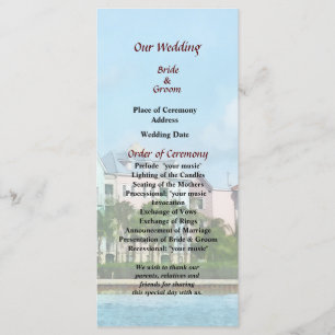 Hochzeitsprogramm Verlassen der Paradiesinsel Programm