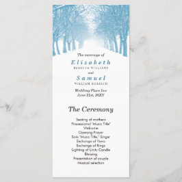 Hochzeitsprogramm Winterbaumweg Programm