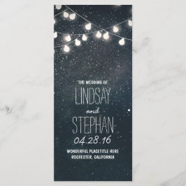 Hochzeitsprogramme für Nächte und Lichter Programm