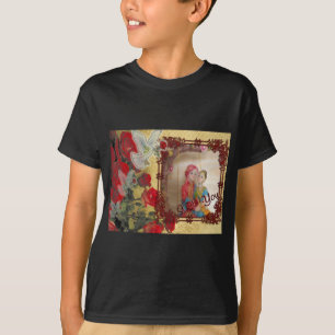 Hochzeitspuppe Portrait Grafik drucken T-Shirt